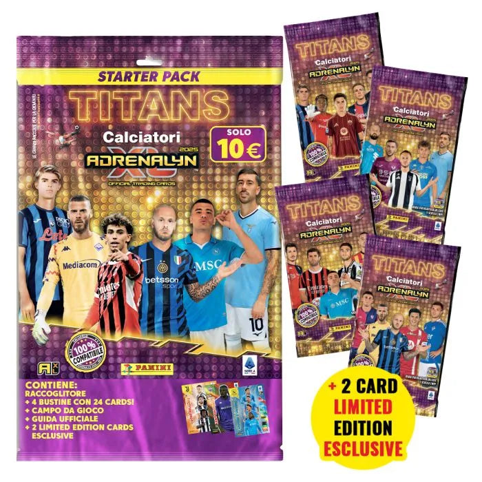 Pack de démarrage Adrenalyn XL Footballer – Titans 2025 (Panini)