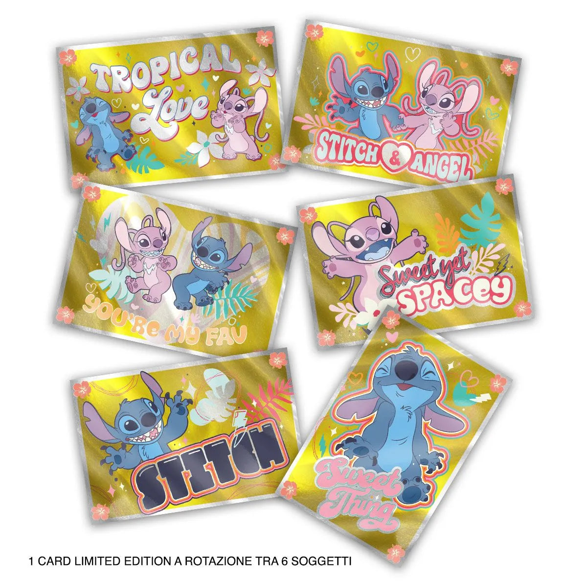 STITCH Disney Sticker Album et/ou Sachet Set - Accepté tel que vous êtes