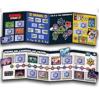 BRAWL STARS Kartenalbum und/oder Set mit versiegelten Paketen – Serie 2 (2024)