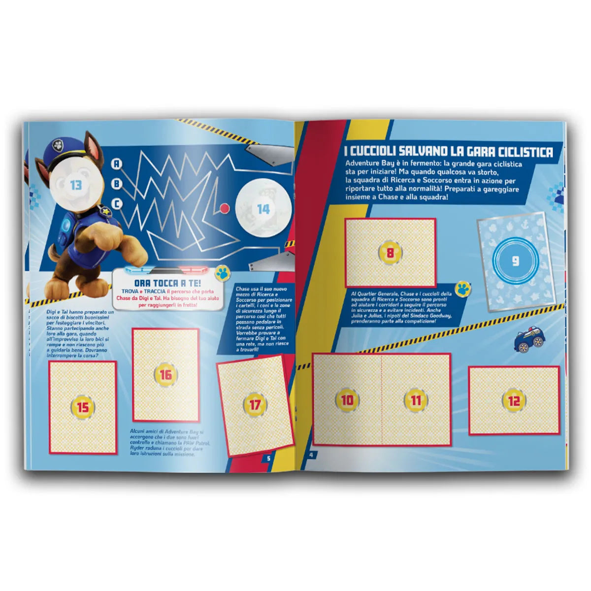 Album e/o Bustine di Figurine di PAW PATROL Search & Rescue Sticker Album - Panini 2026