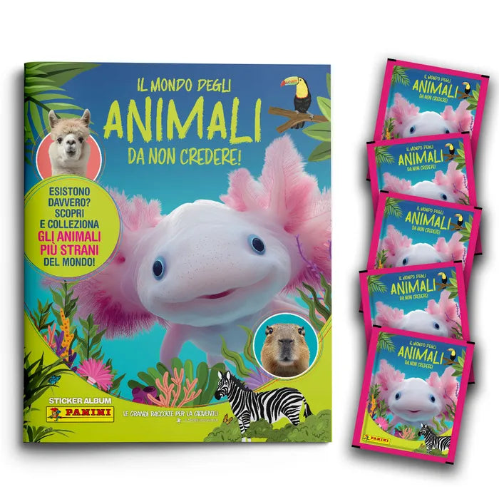 Album e/o Bustine Figurine di Il Mondo degli Animali – Animali da non credere! - Panini 2026