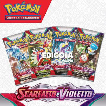 Bustine singole Pokémon ITA Sigillate - 10 Carte da Gioco espansioni in Italiano