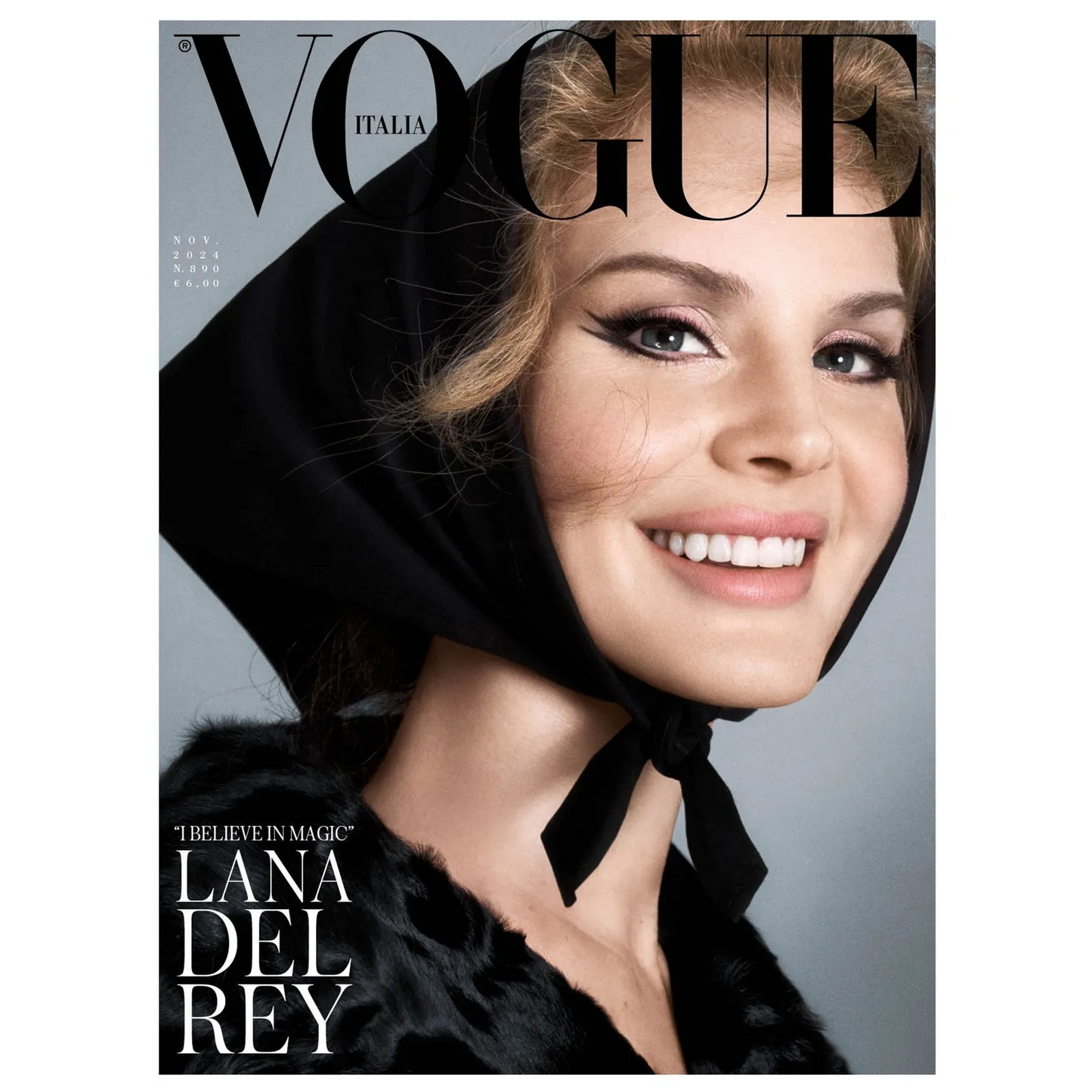 Rivista VOGUE ITALIA - Novembre 2024 Copertina dedicata a Lana Del Rey