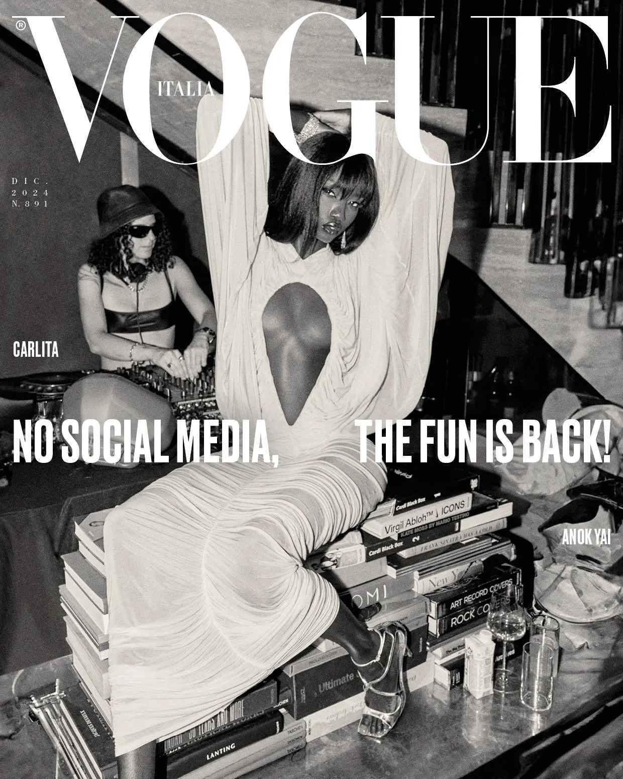 Set of 6 VOGUE ITALIA Covers - 6 Collectible Covers for 60th Anniversary