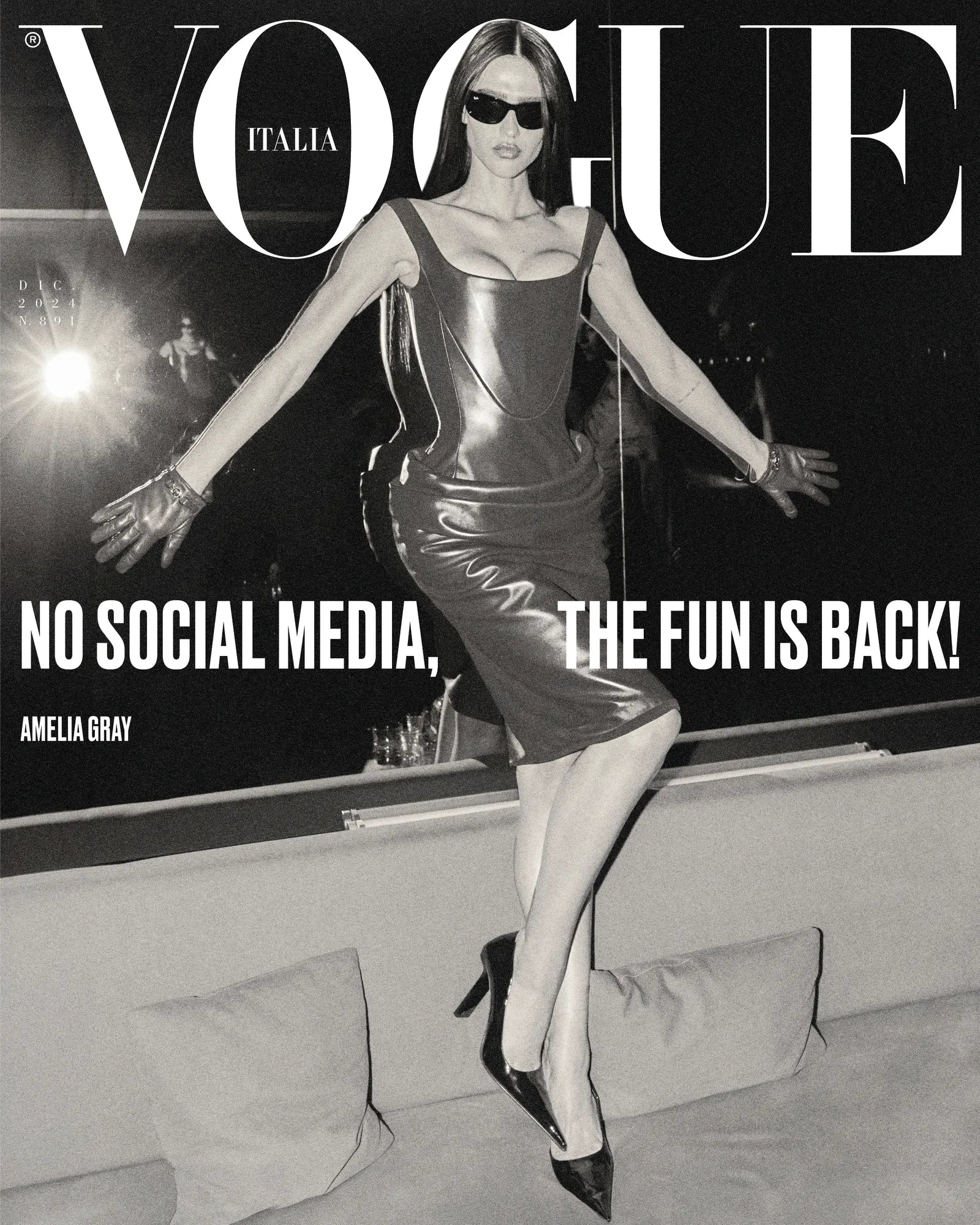 Set of 6 VOGUE ITALIA Covers - 6 Collectible Covers for 60th