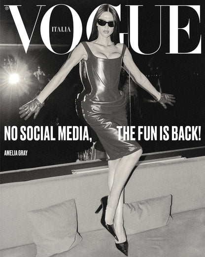 Set of 6 VOGUE ITALIA Covers - 6 Collectible Covers for 60th Anniversary