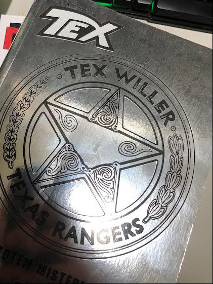 Έγχρωμο κόμικ Tex Willer τεύχος αρ. 1 LA MANO ROSSA Ασημένια έκδοση Variant