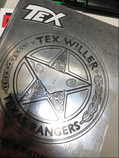 Έγχρωμο κόμικ Tex Willer τεύχος αρ. 1 LA MANO ROSSA Ασημένια έκδοση Variant