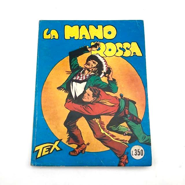 Κόμικ Tex Willer τεύχος αρ. 1 LA MANO ROSSA Πρωτότυπο 350 Λιρέτες 1964 Aut 2926