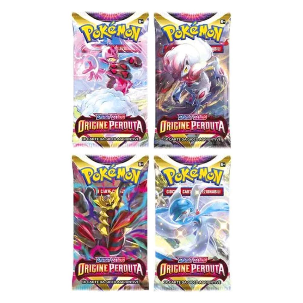 Bustine singole Pokémon ITA Sigillate - 10 Carte da Gioco espansioni in Italiano
