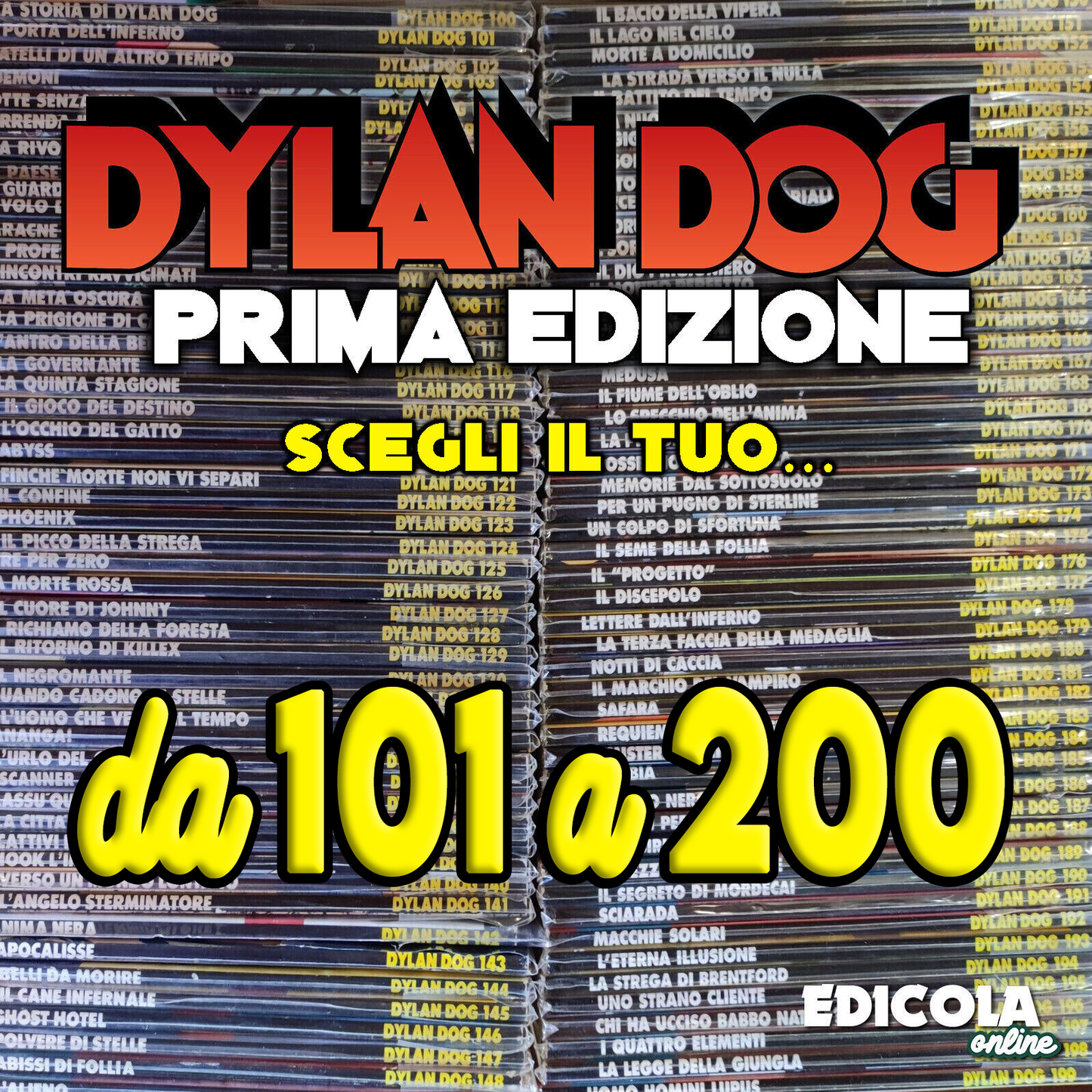 Comics von 101 bis 200 von DYLAN DOG Originallos erste 1. Auflage Vervollständigen Sie Ihre Sammlung