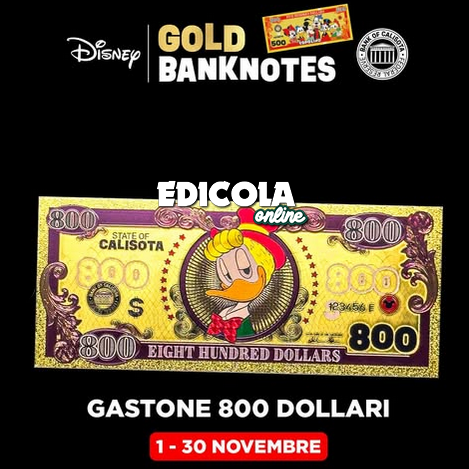 Billets de banque Disney en or à l'effigie de Mickey Mouse ! - Billets à collectionner