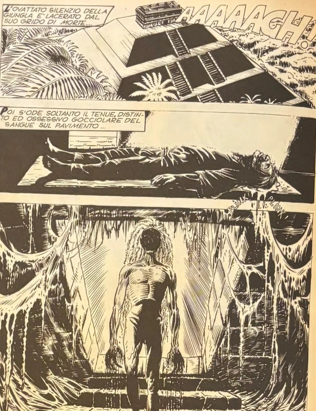 Taschen-Comic SPHERO Nr. 2 SKELETONS in italienischem Horror Rare 1990 Noir