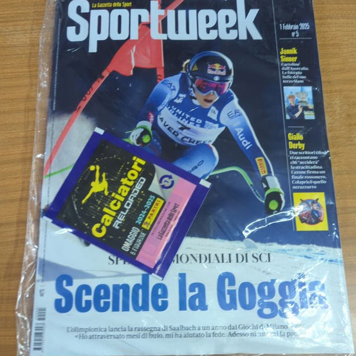 Sportweek 13. April 2024 + Drittes Paket Reloaded Footballers Sticker Panini 3rd