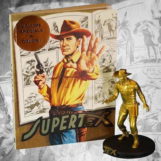 Super Tex Edizione Speciale con Statua 3D GOLD - Speciale Lucca Comics 2017