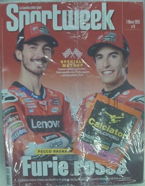 Sportweek 13. April 2024 + Drittes Paket Reloaded Footballers Sticker Panini 3rd