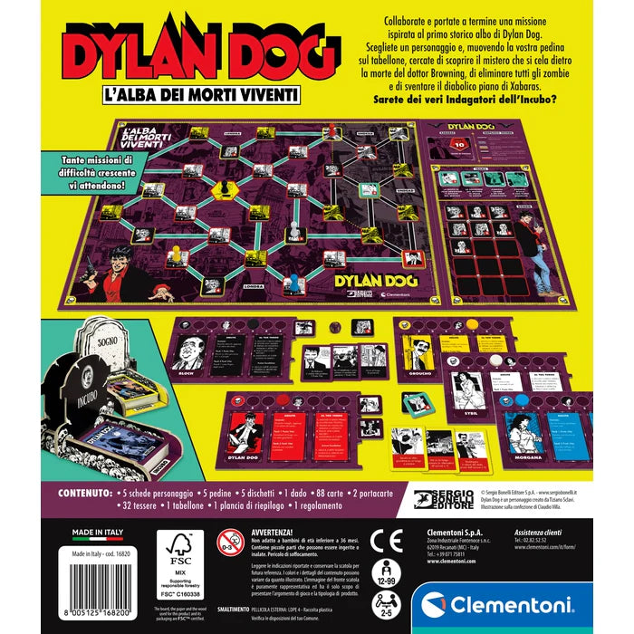 Dylan Dog - L'alba dei morti viventi - Gioco da tavolo cooperativo