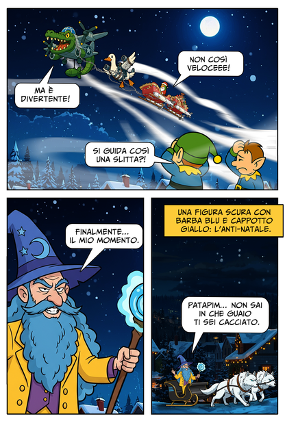 Fumetto THE BRAINROTS - n. 4 (Dicembre 2025) - Edizione Speciale con 2 Cover Natalizie