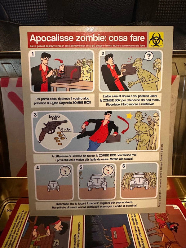 Kit Zombie 666 Dylan Dog numéro n. 1 Coffret Rare Spécial L'Aube des Morts