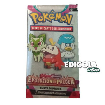 Packs simples Pokémon ITA scellés - 3 cartes de jeu d'extension en italien