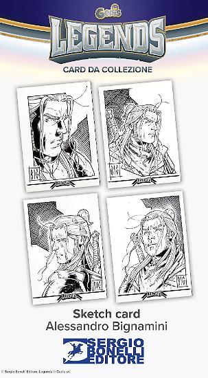 Bustina di CARD LEGENDS 2024 dei personaggi di Sergio Bonelli Editore