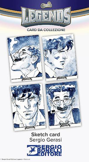 Bustina di CARD LEGENDS 2024 dei personaggi di Sergio Bonelli Editore