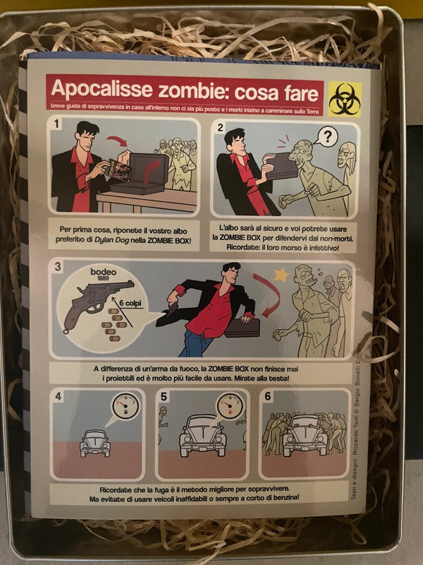 Kit Zombie 666 Argent [SCELLÉ] Dylan Dog numéro n. 1 Coffret spécial rare L'Aube des morts