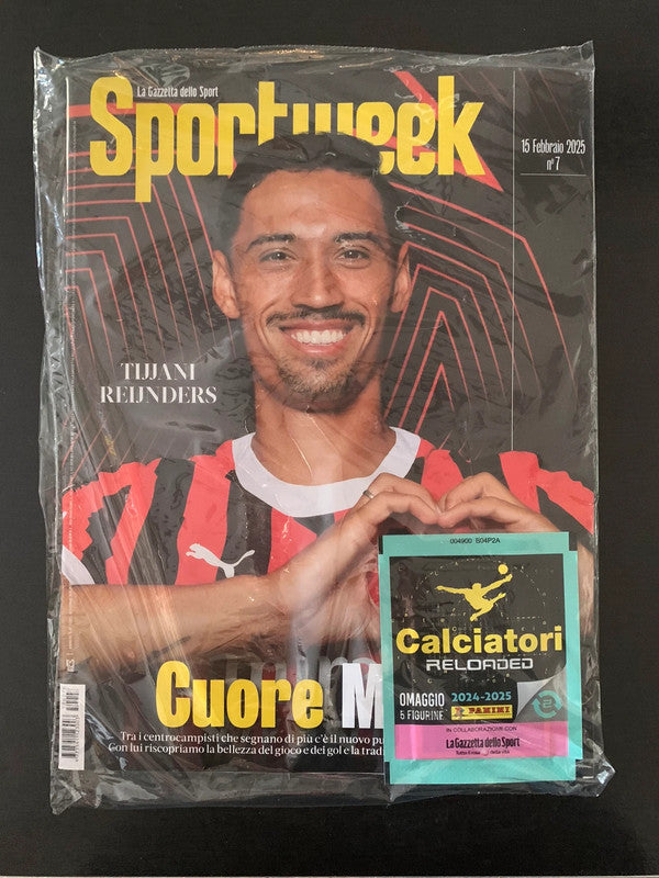 Sportweek 13. April 2024 + Drittes Paket Reloaded Footballers Sticker Panini 3rd