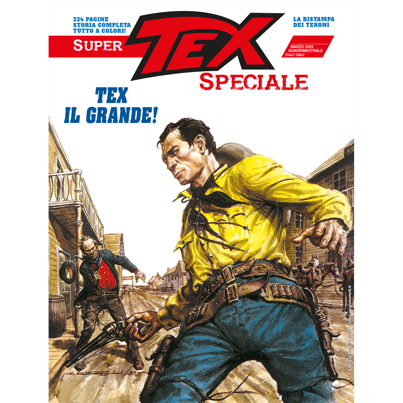 TEX Supertex Speciale - Ristampa a colori dei Texone