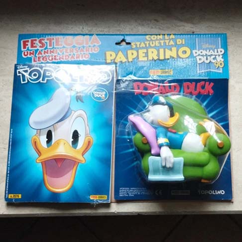 TOPOLINO 3576 da Collezione con Statua Paperino 90 Blisterato
