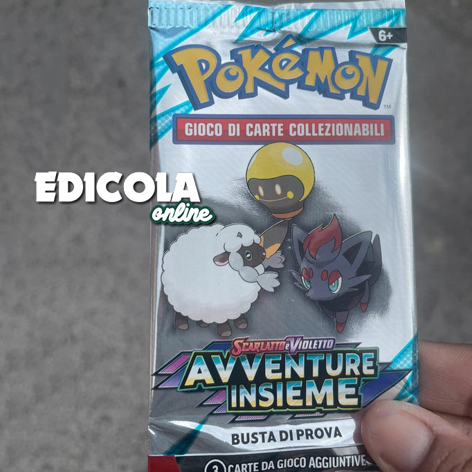 Packs simples Pokémon ITA scellés - 3 cartes de jeu d'extension en italien