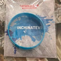 Napoli's 3rd Scudetto Corriere dello Sport + "BOW" Bracelet