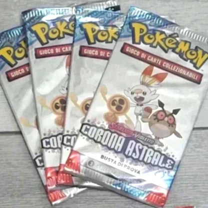 Packs simples Pokémon ITA scellés - 3 cartes de jeu d'extension en italien