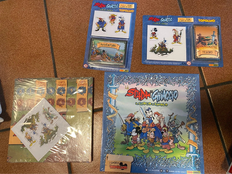 Brettspiel MICKEY MOUSE und das Schwert des Eises Sealed Complete