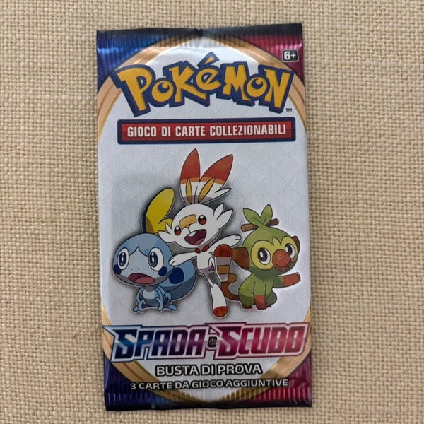 Single Pokémon ITA Sealed Packets - 3 Expansion Game Cards in Italian