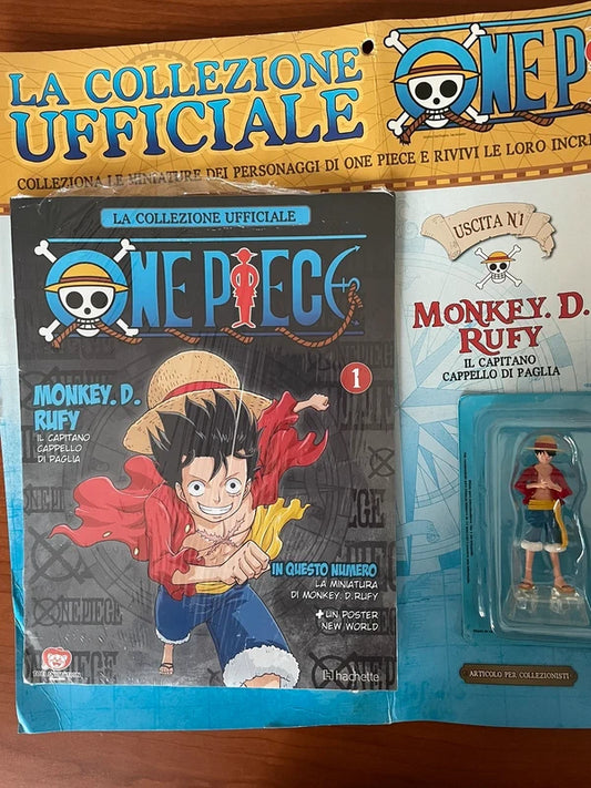 Miniature dei personaggi di One Piece 3D - Hachette