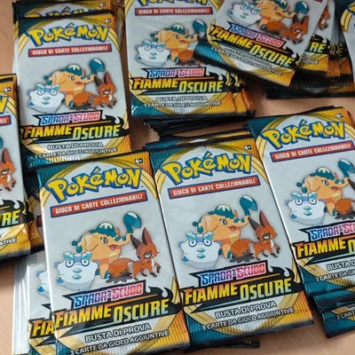 Single Pokémon ITA Sealed Packets - 3 Expansion Game Cards in Italian