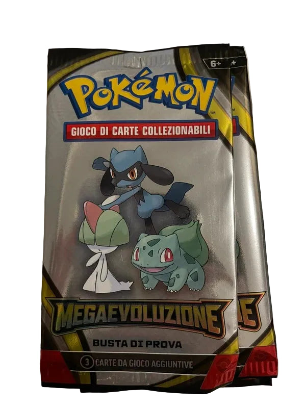 Packs simples Pokémon ITA scellés - 3 cartes de jeu d'extension en italien