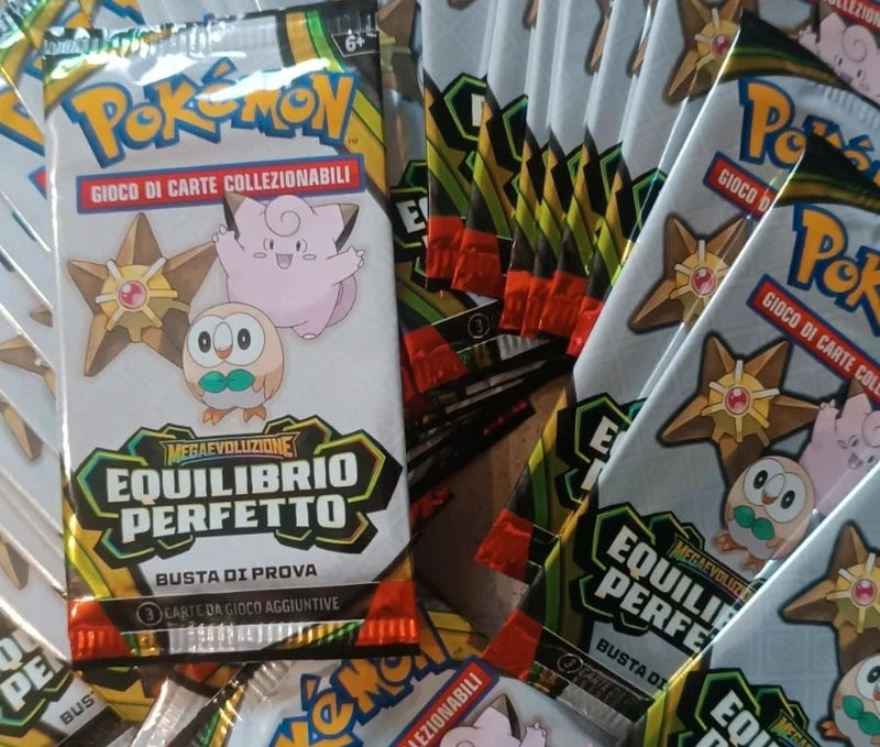 Packs simples Pokémon ITA scellés - 3 cartes de jeu d'extension en italien