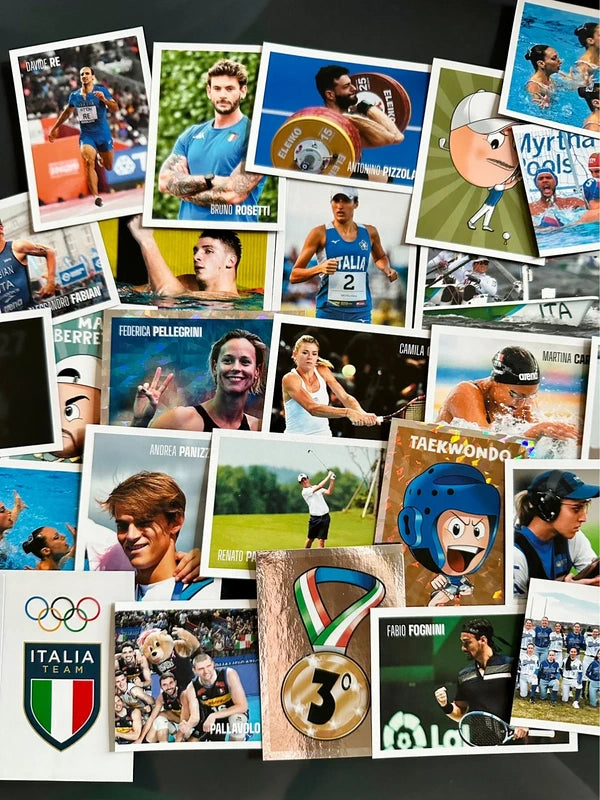 Album Completo Figurine Esselunga Super Champs Tokyo 2020 + Rookie Jannik Sinner