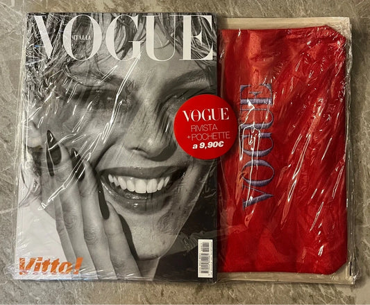 Rivista VOGUE ITALIA - Agosto 2026 con o Senza POCHETTE - Vitto !