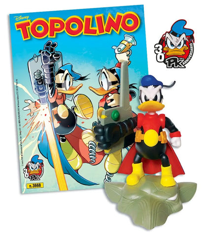 Topolino 3668 Con Statua di PK Paperinik Anniversario dei 30 anni di Pikappa PK30