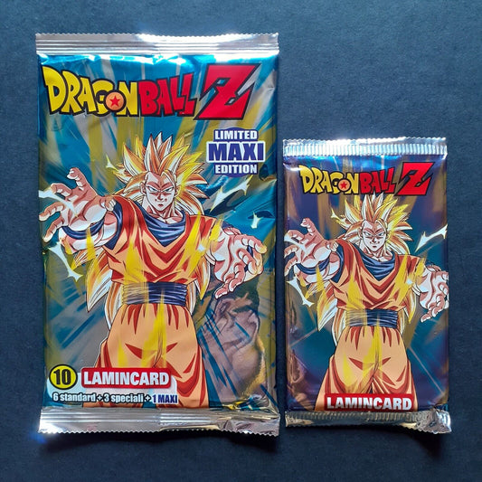 Sachets scellés de CARD DRAGONBALL Z - LAMINCARDS et Limited MAXI Edition Dragon Ball