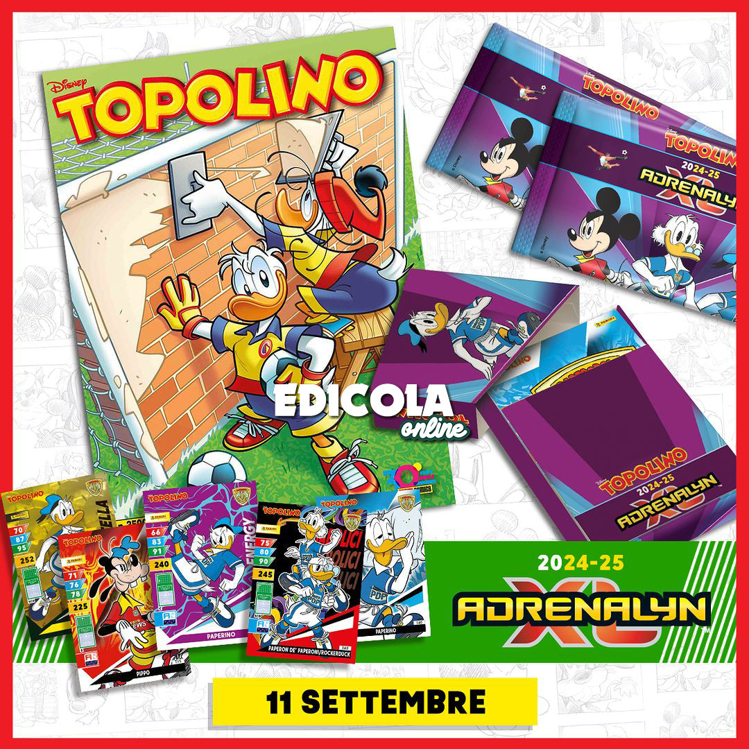Collezione Completa TOPOLINO Adrenalyn XL 2024-25 (4 Uscite)