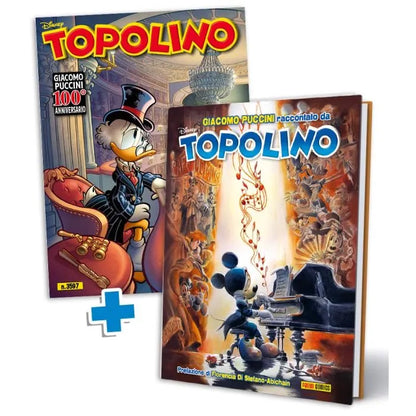 Mickey Mouse Comic Book #3597 + Topolibro Giacomo Puccini - (Supermouse with Book)