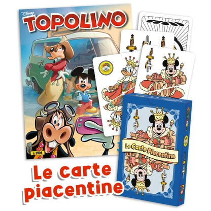 Fumetto di Topolino n. 3598 + Mazzo di carte Piacentine