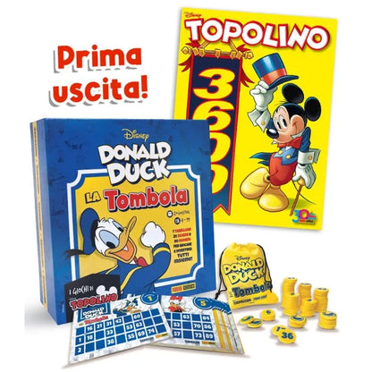 Set Completo 2/2 - Tombola di Paperino Donald Duck 90 + fumetti di Topolino 3600 + 3601