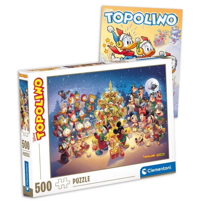 Fumetto di TOPOLINO libretto n. 3602 Con Puzzle di Natale 500 Pezzi Clementoni