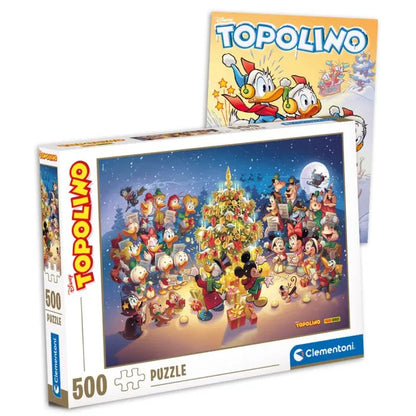 Fumetto di TOPOLINO libretto n. 3602 Con Puzzle di Natale 500 Pezzi Clementoni