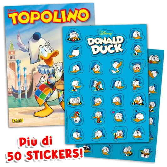 Topolino libretto 3613 Con Adesivi Stickers di Paperino